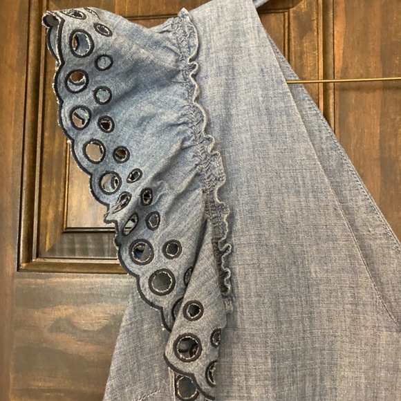 J. Crew Blue Sleeveless Dress - Picture 2 of 2